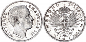 Italy 1 Lira 1905 R
KM# 32; Vittorio Emanuele III. Silver, AUNC. Extremely Rare Coin!