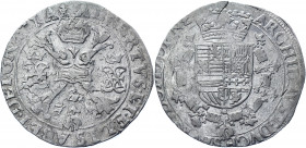 Spanish Netherlands Brabant Patagon 1612 - 1621 (ND)
KM# 53; Silver 27.74 g.; Albert & Elisabeth; XF