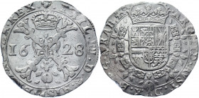 Spanish Netherlands Brabant Patagon 1628
KM# 53.3; Delm# 295; Dav. 4454; Silver 27.87 g.; Philip IV; Mint: Brussels; XF-AUNC