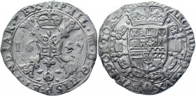 Spanish Netherlands Brabant Patagon 1657
KM# 53; Silver 28.02 g.; Philip IV; XF-AUNC
