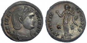 GALERIA VALERIA, esposa de Galerio. Follis. Alejandría (308). X-GK en el campo, ALE en el exergo. R/ VENERI VICTRICI. RIC-81. EBC. Muy escasa en esta ...