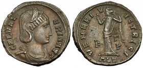 GALERIA VALERIA, esposa de Galerio. Follis. Alejandría (308-10). K-GP en el campo. R/ VENERI VICTRICI. RIC-110. EBC-. Ex colección Dattari.