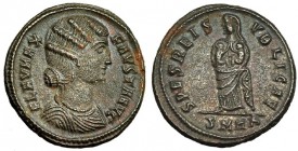 FAUSTA, esposa de Constantino I. Follis. Heraclea (325-6). SMHA en el exergo. R/ SPES REISVBLICAE. RIC-80 vte. Interesante error de escritura. EBC-. E...