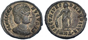 ELENA, madre de Constantino I. Follis. Cyzicus (325-6). SMKA. en el exergo. R/ SECVRITAS REIPVBLICAE. RIC-39 (R2). R. P. O. EBC/EBC-. Ex colección Dat...