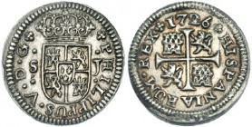 1/2 real. 1726. Sevilla. J. VI-293. EBC-.