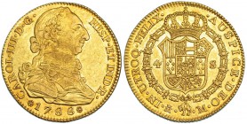 4 escudos. 1788. Madrid. M. VI-1472. R.B.O. EBC-.
