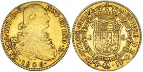 8 escudos. 1806. Popayán. JF. VI-1388. MBC.