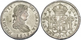 8 reales. 1819. Zacatecas. AG. VI-1206 vte. de busto. MBC.