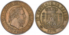 10 céntimos. 1875. Bruselas. VII-117. MBC+.