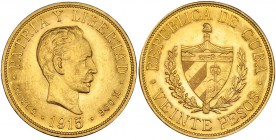 CUBA. 20 pesos. 1815. KM-21. Pequeñas marcas. EBC.