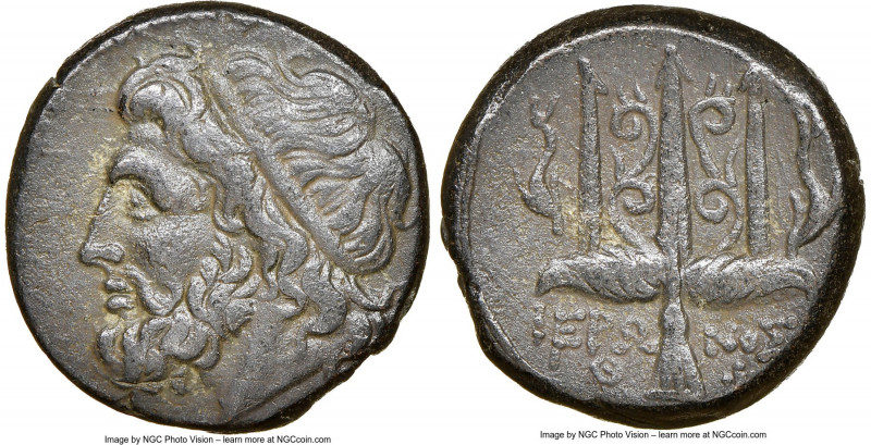 SICILY. Syracuse. Hieron II (ca. 275-215 BC). AE litra (18mm, 10h). NGC Choice X...