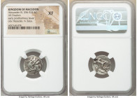 MACEDONIAN KINGDOM. Alexander III the Great (336-323 BC). AR drachm (17mm, 10h). NGC XF. Posthumous issue of Lampsacus, ca. 310-301 BC. Head of Heracl...