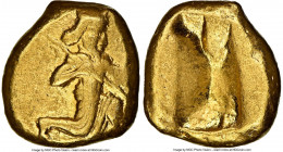 ACHAEMENID PERSIA. Darius I-Xerxes II (ca. 5th century BC). AV daric (15mm, 8.29 gm). NGC VF 3/5 - 5/5. Lydo-Milesian standard. Sardes mint, ca. 485-4...