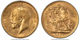 George V gold Sovereign 1925-P MS62 PCGS, Perth mint, KM29, S-4001. AGW 0.2355 oz. 

HID09801242017

© 2020 Heritage Auctions | All Rights Reserve...