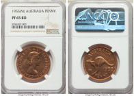 Elizabeth II Proof Penny 1955-(m) PR65 Red NGC, Melbourne mint, KM56.

HID09801242017

© 2020 Heritage Auctions | All Rights Reserved