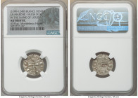 La Marche. Hugh IX-X 4-Piece Lot of Certified Deniers ND (1199-1249) Authentic NGC, Struck in the name of louis. Weights range from 0.74-1.00gm. Sold ...