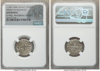 Priory of Souvigny 4-Piece Lot of Certified Deniers ND (1150-1200) Authentic NGC, Weight range 0.85-1.02gm. Sold as is, no returns. Ex. Montlebeau Hoa...