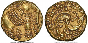 Gangas of Talakad gold Pagoda ND (1100-1327) MS62 NGC, Fr-488. 14mm. 3.93gm. Elephant right / Floral scroll. 

HID09801242017

© 2020 Heritage Auc...