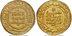 Samanid. Nasr II b. Ahmad (AH 301-331 / AD 914-943) gold dinar AH 324 (AD 935/936) MS62 NGC, Nishapur mint, A-1449. 4.55gm. 

HID09801242017

© 20...