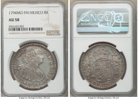 Charles IV 8 Reales 1794 Mo-FM AU58 NGC, Mexico City mint, KM109. Argent and smoke toned with tangerine undertones. 

HID09801242017

© 2020 Herit...