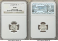 British Colony. Edward VII 5 Cents 1903 MS63 NGC, KM20. Silky white with mint bloom. 

HID09801242017

© 2020 Heritage Auctions | All Rights Reser...