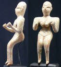 Vallée de l'Indus - Baloutchistan - Idole féminine en terre cuite - 2700 / 2500 av. J.-C.
Belle idole de la fertilité (Baloutchistan) de style mergha...