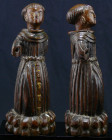Espagne - Statuette de moine en bois - 1800 ap. J.-C.
Très belle statue en bois sculpté représentant un moine debout. A noter qu'il manque les bras d...