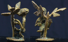 Afrique - Côte d'Ivoire et Ghana, Akan - Poids en bronze servant à peser l'or - 1ère moitié du XXe siècle
Poids antropomorphe en bronze représentant ...