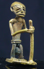 Afrique - Côte d'Ivoire et Ghana, Akan - Poids en bronze servant à peser l'or - 1ère moitié du XXe siècle
Poids antropomorphe en bronze représentant ...