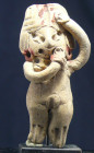 Précolombien - Mexique - Civilisation Chupicuaro - Statuette féminine en terre cuite - 400 av. / 100 ap. J.-C.
Jolie statuette féminine en terre cuit...