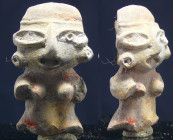 Précolombien - Mexique - Buste de femme en terre cuite - 1200 av. / 200 ap. J.-C.
Joli buste de femme en terre cuite de couleur orangée avec de beaux...