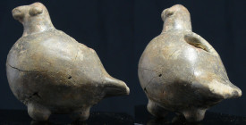Précolombien - Equateur - Culture Guangala - Pot à chaux en terre cuite - 500 av. / 500 ap. J.-C.
Joli petit pot à chaux en terre cuite, à trois peti...