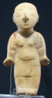 Précolombien - Equateur - Culture Guangala - Statuette sifflet en terre cuite - 500 av. / 500 ap. J.-C.
Grande et superbe statuette sifflet antropomo...