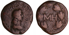 Royaume du Bosphore - Bronze (133-154 ap. J.-C.) Panticapée
TB
GIC.5469
Br ; 11.10 gr ; 23 mm
