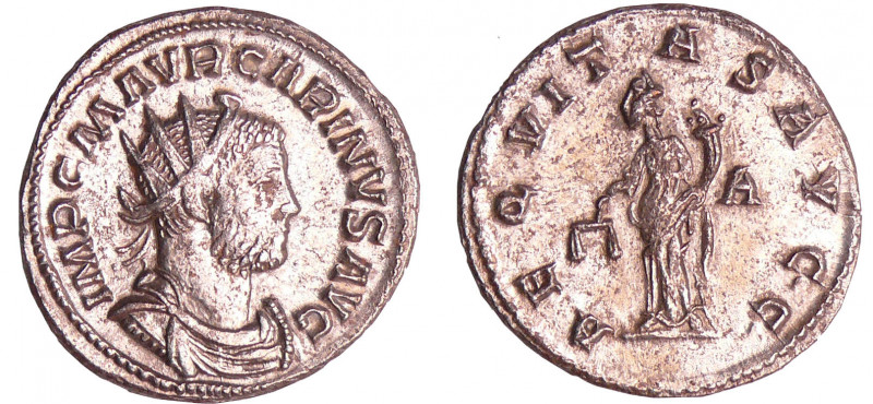 Carin - Aurélianus (283-284, Lyon) - La Pudeur
A/ IMP C M AVR CARINVS AVG Buste...