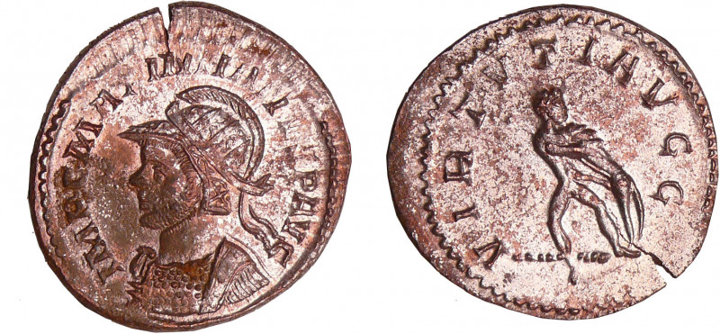 Maximien Hercule - Aurélianus (287-289, Lyon) - Hercule
A/ IMP C MAXIMIANVS P A...