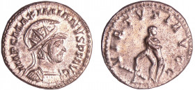 Maximien Hercule - Aurélianus (287-289, Lyon) - Hercule
A/ IMP C MAXIMIANVS P F AVG Buste radié et cuirassé à droite. 
R/ VIRTVTI AVGG. Hercule debo...