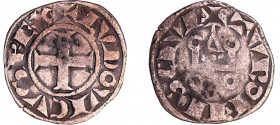 Louis VIII (1223-1226) et Louis IX 1ère partie du règne (1226-1245/50) - Denier tournois
A/ + LVDOVICVS REX. Croix. 
R/ + TVRONIS CIVI. Châtel tourn...