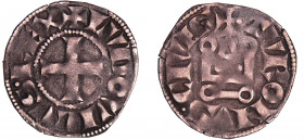 Louis IX (1245-1270) - Denier tournois
A/ + LVDOVICVS REX. Croix. 
R/ + TVRONVS CIVIS. Châtel tournois. 
TTB
Dy.193-C.184-L.201
Ar ; 1.02 gr ; 19...