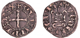 Philippe IV (1285-1314) - Deniers tournois à l'O long
A/ + PHILIPPVS REX. Croix. 
R/ + TVRONVS CIVIS. Châtel tournois. 
TTB
Dy.225-L.230
Ar ; 0.8...