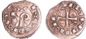 Languedoc - Toulouse - Raymond VII - Denier
Raymond V, VI, VII (1148-1249). A/ TOLOSA CIVI. Dans le champ, PAS, le P en forme de crosse. 
R/ RAMON C...