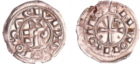 Languedoc - Toulouse - Raymond VII - Obole
Raymond V, VI, VII (1148-1249). A/ TOLOSA CIVI. Dans le champ, PAS, le P en forme de crosse. 
R/ RAMON CO...