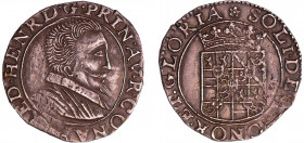 Principauté d'Orange - Frédéric-Henri - Teston
Frédéric-Henri de Nassau (1625-1647). A/ FRED HENR D G PRIN AVR COM NASS Buste nu à droite. 
R/ SOLI ...
