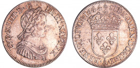 Louis XIV (1643-1715) - ¼ d'écu à la mèche courte - 1644 A (Paris)
SUP
L4L.152-Ga.139
Ar ; 6.81 gr ; 27 mm