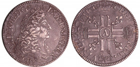 Louis XIV (1643-1715) - Ecu aux 8 L, 1er type - 1691 A (Paris) flan réf.
TTB+
L4L.245-Ga.216
Ar ; 27.07 gr ; 40 mm