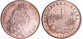 Louis XIV (1643-1715) - Jeton en argent - Parties casuelles et revenus casuels 1713
SPL
Feu.2726
Ar ; 7.60 gr ; 29 mm