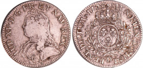 Louis XV (1715-1774) - Ecu aux branches d’olivier - 1726 D (Lyon)
TB
L4L.480-Ga.321
Ar ; 29.24 gr ; 42 mm