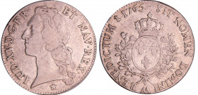 Louis XV (1715-1774) - Ecu au bandeau - 1765 AA (Metz)
TB+
L4L.494-Ga.322
Ar ; 28.94 gr ; 40 mm