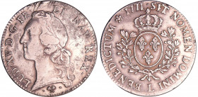 Louis XV (1715-1774) - Ecu au bandeau - 1771 L (Bayonne)
TB+
L4L.494-Ga.322
Ar ; 29.04 gr ; 40 mm
