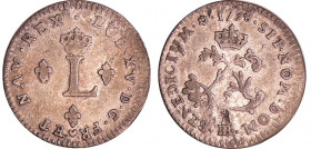 Louis XV (1715-1774) - Double sol de billon - 1738 BB (Strasbourg)
TTB+
L4L.499-Ga.281
Bill ; 2.08 gr ; 23 mm